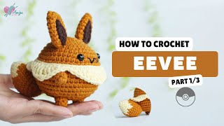 #452 | Amigurumi Eevee (1/3) | Crochet Pokémon Amigurumi | Free Pattern | Amiguworld