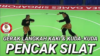 PJOK DARING KELAS 5 Gerak Langkah Kaki dan Kuda-kuda Pencak Silat