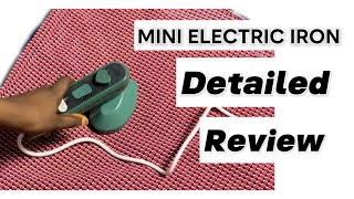 Mini Electric(Dry/steam)Iron review: Does it work??