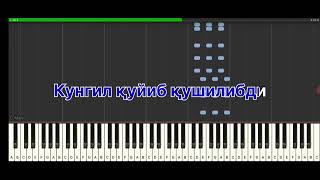 Келинг уйнаймиз Туёна пиано ноталари билан