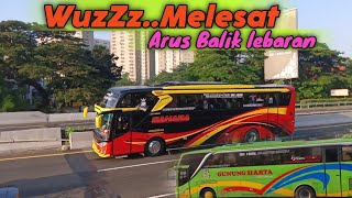 Wuzzz...🔥 melesat kayak jet sepintas arus balik di tol Jakarta merak