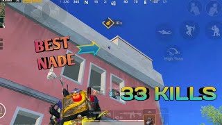 PUBG MOBILE 3 V 4 / 33 KILLS / BEST COOKED NADE.......