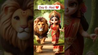 Day 6 - Red Durga Mata (Katyani)#trending #durgamata#matarani#navratri#shorts#youtubeshorts