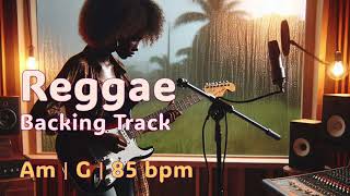 Smooth Reggae Backing Track in A Minor