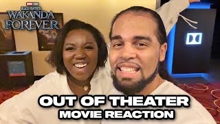 Black Panther: Wakanda Forever RIGHT OUT OF THEATER Reaction & Review | No Spoilers