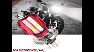 BraveWay 1PC Motorcycle LED Headlight 12V Bulb for Scooter Motorbike Moto Bike