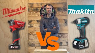 Milwaukee M12 Impact Driver Vs Makita Sub Compact 18v Impact Driver