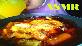 ASMR TTEOKBOKKI CHEESE EXTRA PEDES ll ASMR INDONESIA ll EATING SOUND