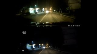 Viofo A119 vs Mini 0806 0805 night comparison dashcam test