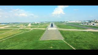 Air India 777 cockpit view landing at Delhi by flight captain RKV #Cockpit #flight #planejourney