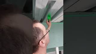 Laser installation/Установка лазера/Потолок из гипсокартона