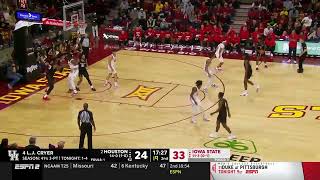 Basket teams NCAA 2023 24 Houston Cougars cross screen post up 01