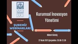 Webinar - Kurumsal İnovasyon Yönetimi