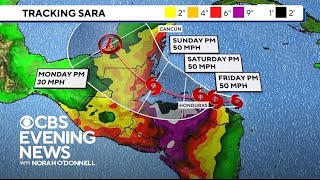 Tropical Storm Sara forms in Caribbean