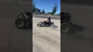 Go cart drift. Go cart gets stolen. Cops get called. Epic chase. 🤬💀👍🏻👺😭😭❤️🥊💜👎🏻👾😈