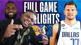 Los Angeles Lakers vs Dallas Mavericks - Full Game Highlights Reaction LETS GOOOO!!!! LAKESHOW