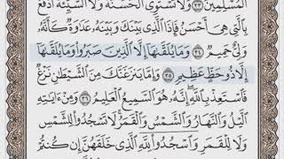 480 صفحة (سورة فصلت ) الحصري جودة عالية مرتل المصحف المجود