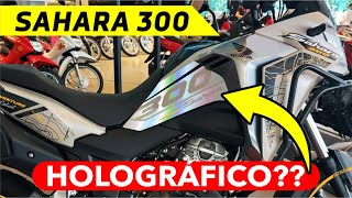 SAHARA 300 - OLHA QUE SHOW FICOU ESTES ADESIVOS HOLOGRÁFICO PARA SAHARA 300