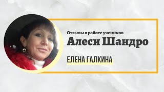 Отзывы о работе учеников Алеси Шандро. Процессор Елена Галкина.