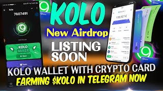 Kolo Airdrop Backed By Binance - Kolo Wallet - Kolo Crypto Card - How to Create Kolo Crypto Card