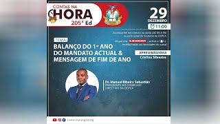 Contas na Hora (Edição 205)  - Balanço do 1º ano do mandato actual e mensagem de fim de ano.