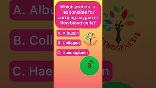 MCQ on blood cells ! 🩸Haemoglobin ll #PATHOGENESIS ll #Barman_Sir #viral_shorts