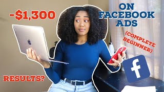 I spent $1300 on facebooks ads for my small business (my results and what I learned)