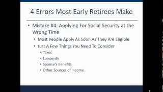 Early Retirement: 4 Costly Errors Most Early Retirees Make