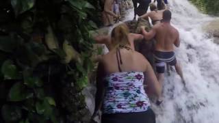 Dunn's River falls GoPro Blind Clime! Ocho Rios Jamaica 2016