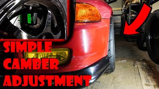 Measure+Adjust Camber For Cheap On Your Civic, Integra And Prelude