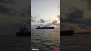 oil tanker vessel going Dubai to Egypt incredible views #trendingshorts #viral #shorts