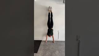 Wall Handstand Hold