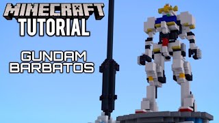 MINECRAFT : How To Build Gundam Barbatos