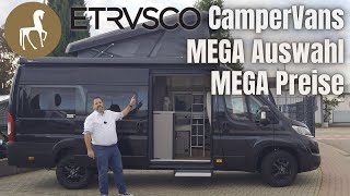 MEGA Auswahl, MEGA Preise - ETRUSCO CamperVans Rundgang ETRUSCO Van Life Days