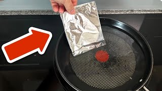 Put ALUMINIUM FOIL in Hot Water and You will See SHINY RESULTS