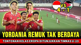 TONTONAN LEVEL EROPA ~ Hasil pertandingan Indonesia vs Yordania U-23 Piala Asia ~ Marselino Kelas