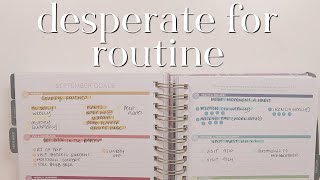 GETTING BACK TO ROUTINES | SEPTEMBER MAKSELIFE SETUP