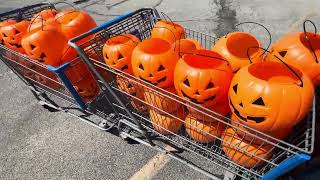 Halloween pumpkin buckets at Walmart(1)