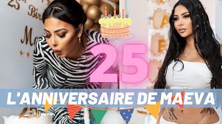 MAEVA GHENNAM FÊTE SES 25 ANS: LA VIDÉO DE L'ANNIVERSAIRE