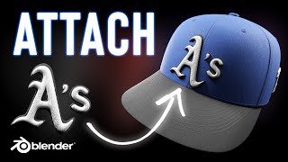 Attach Logo / Attachment / Embroidery in Blender | Tutorial