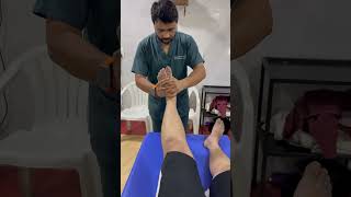 Ankle and knee joint manipulation HVLA #adjustment #shorts