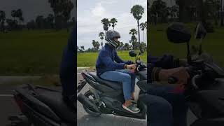 Vario click Cambodia trip ទឹក​ធ្លាក់​ថ្មក្រាល