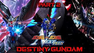 ガンダム VS ガンダム Next Plus | Destiny Gundam Mod Texture & CWC | Arcade Run Gameplay part 2