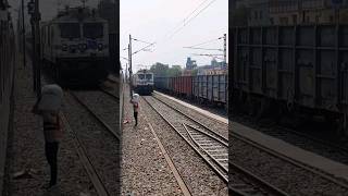 Train Horn Sound Effect Comparison Ludhiana WAP7 and Gonda WAP7 with SF trains