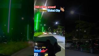 Davao Global City at night #rider #motovlog #trending #shorts