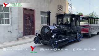 Zhengzhou Yueton Diesel Type Black Trackless Train  郑州悦童柴油款黑色无轨火车