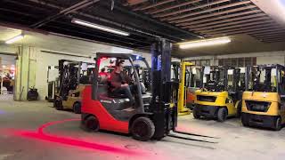 2018 Toyota 8FGCU30 6000lbs Used LP Gas Forklift - U69219