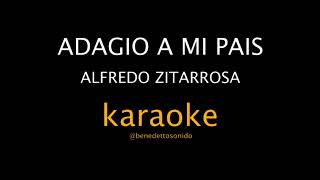 KARAOKE - Adagio a mi pais - Alfredo Zitarrosa