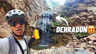 Found this beautiful waterfall in Dehradun😍 | MTB vlog