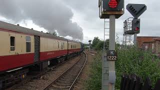 60532 Blue Peter & 57311 at Wakefield kirkgate 14/7/24.